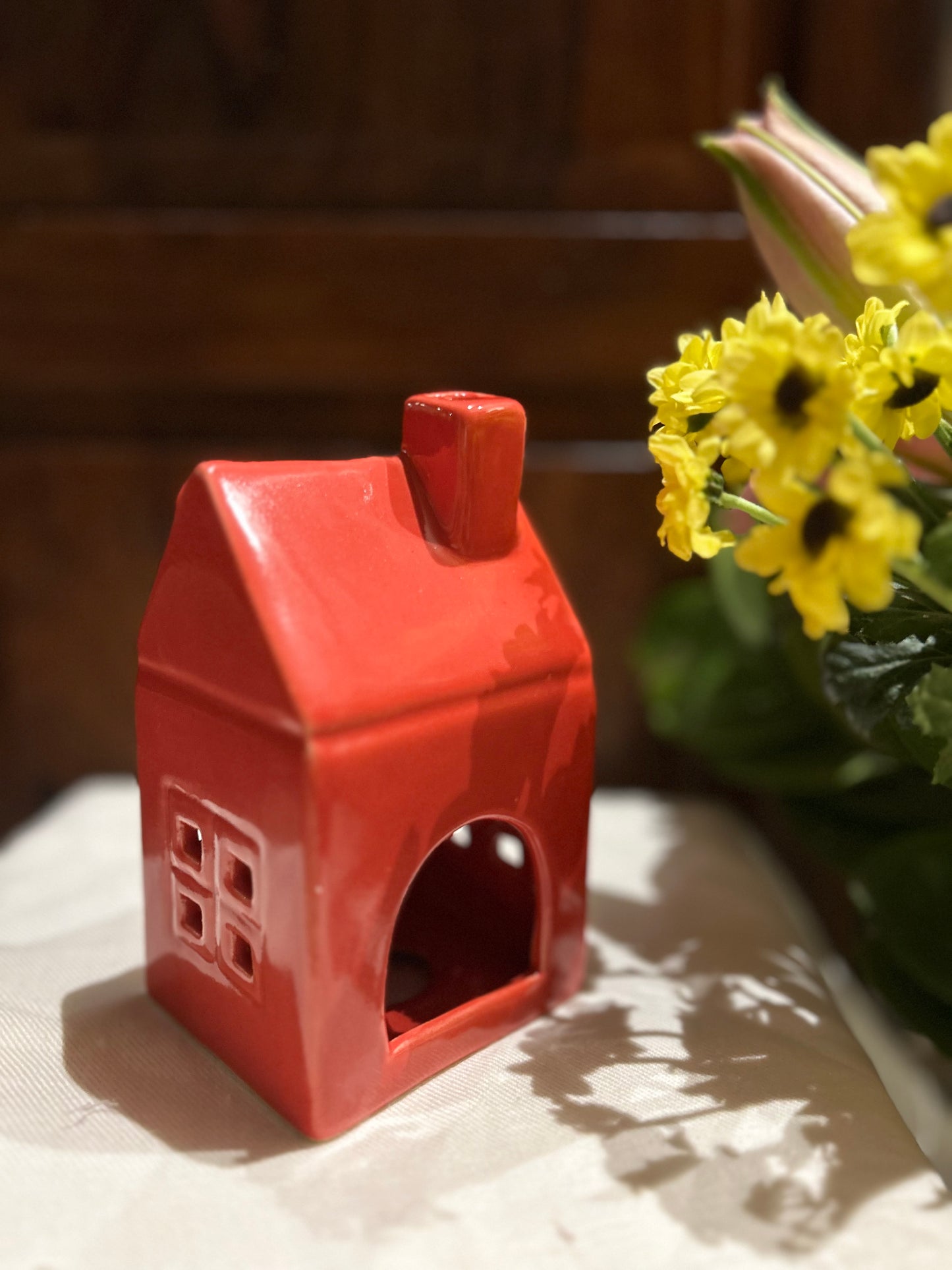 Red House Candleholder