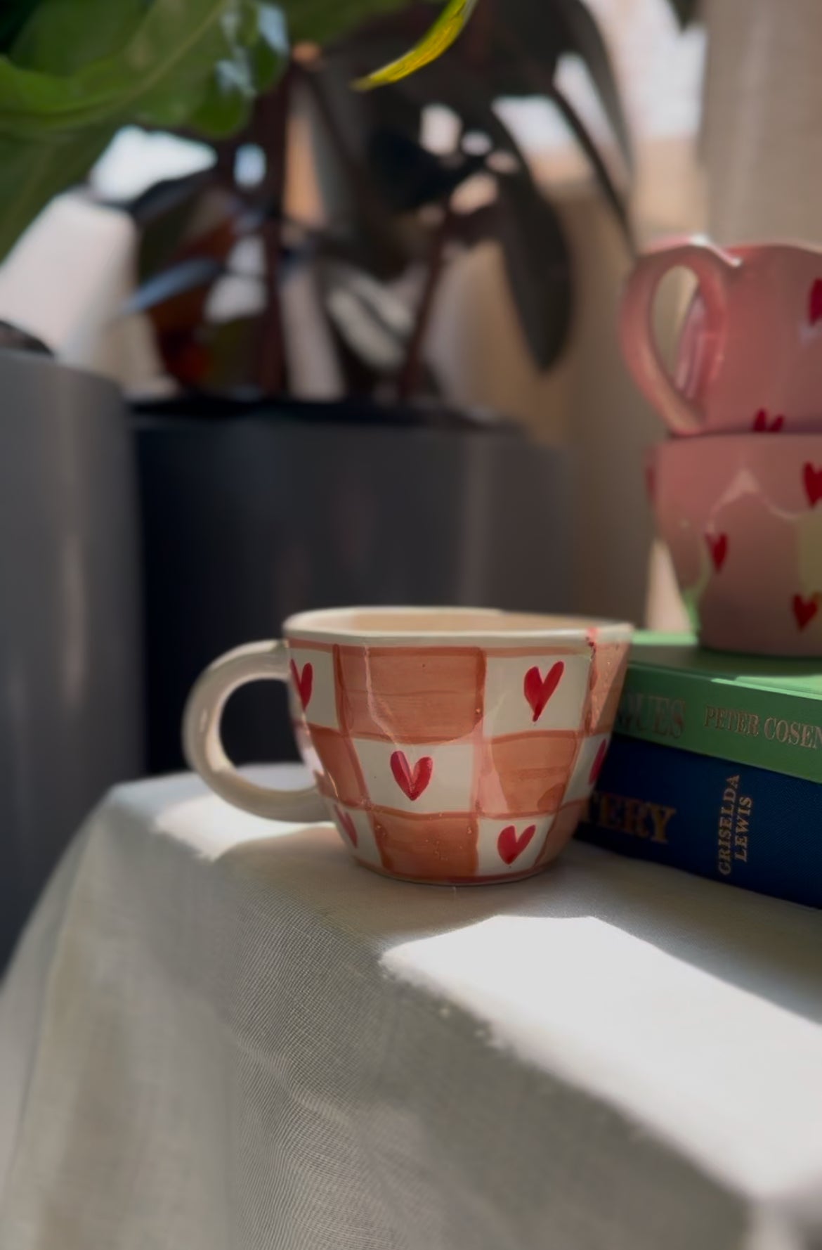 Checkered hearts
