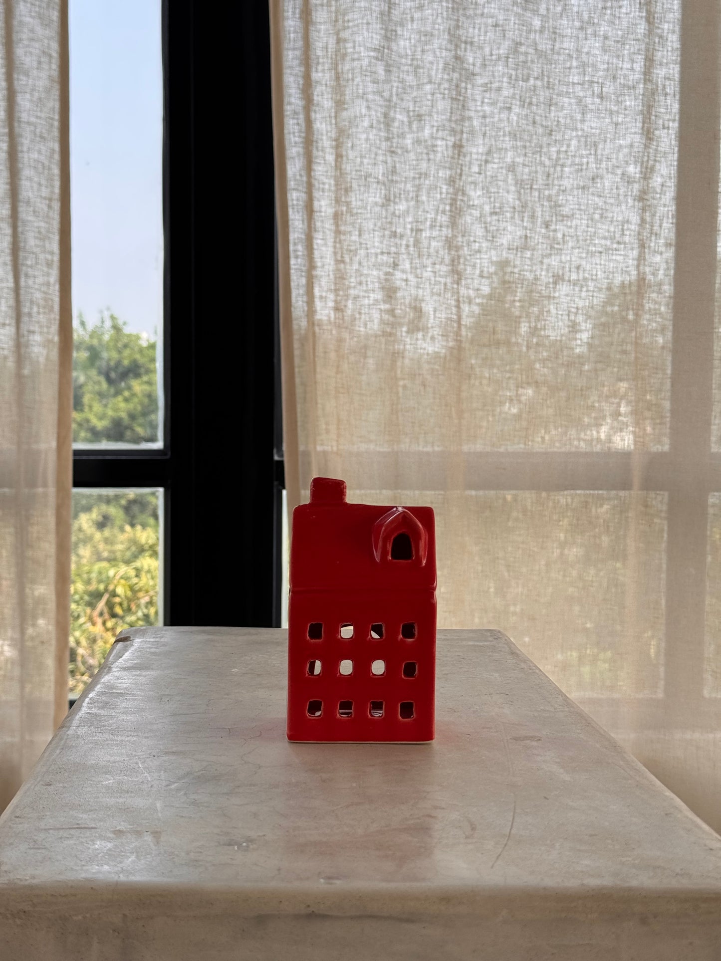 Red House Candleholder
