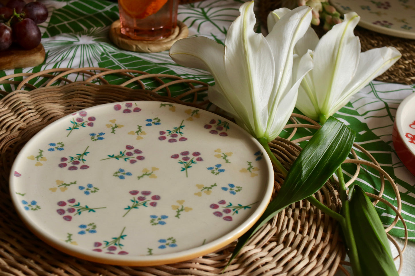 Floral Plate
