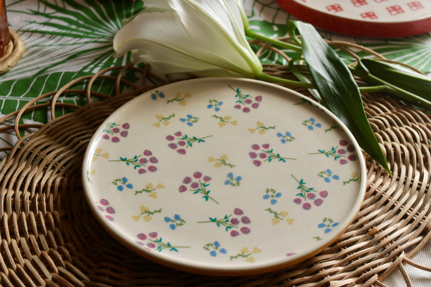 Floral Plate