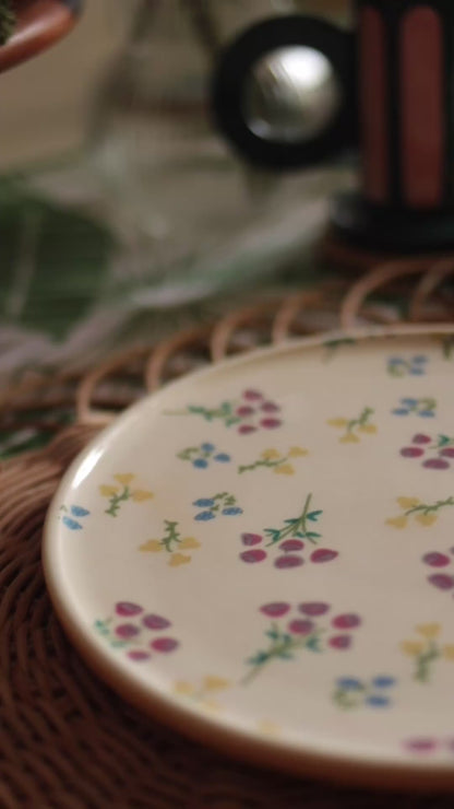 Floral Plate